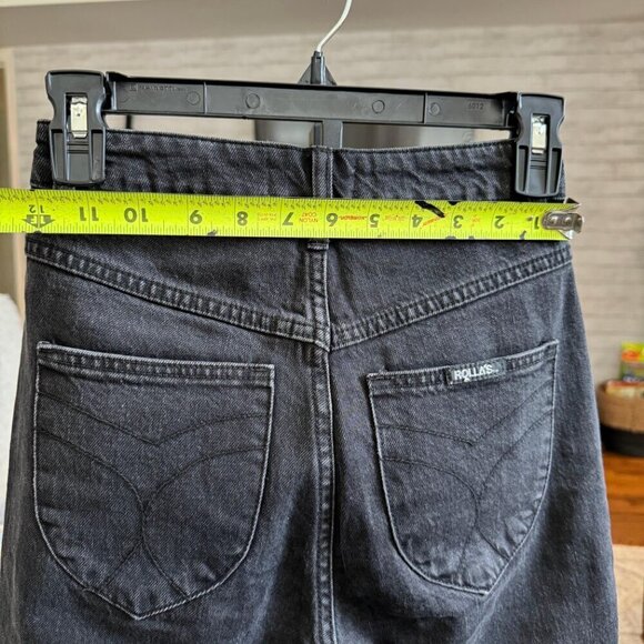 Rolla's Women's Black Duster High Rise Dusters Bootcut Jeans Size 24 - Picture 5 of 7